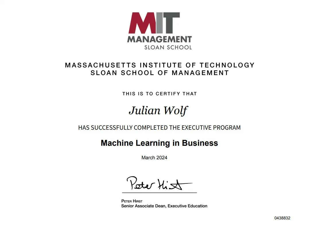 Machine Learning in Business