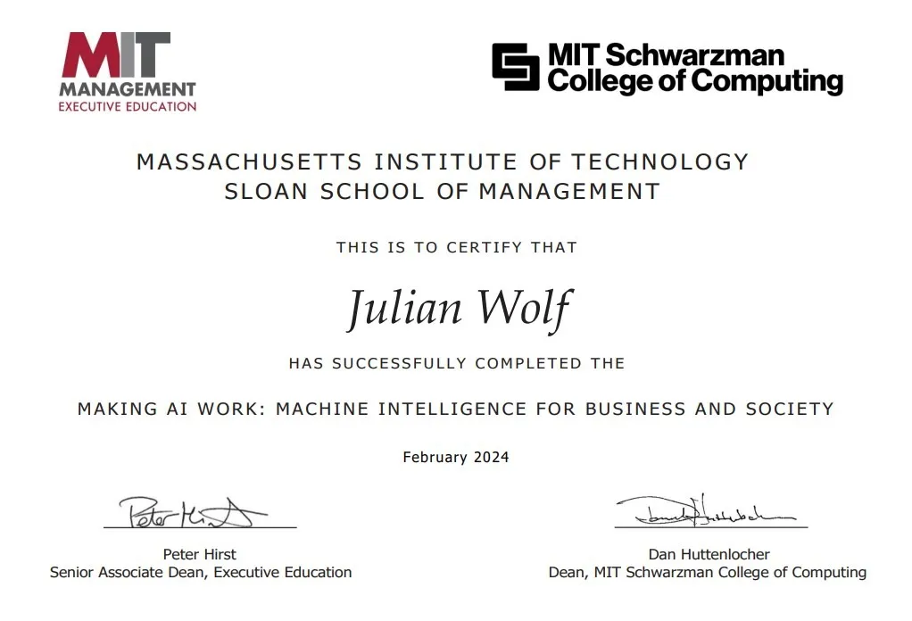 Machine Intelligence for Business and Society