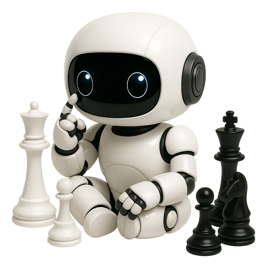Robot playing chess